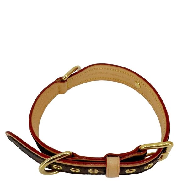 Louis Vuitton Monogram Canvas Dog Collar Brown - Picture 5 of 10